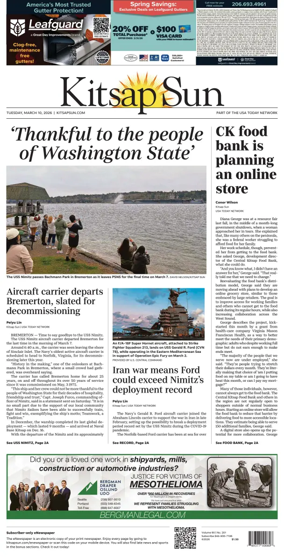 Cover of Kitsap Sun