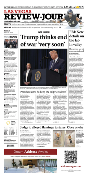 Cover of Las Vegas Review-Journal