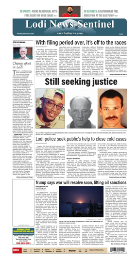 Cover of Lodi News-Sentinel
