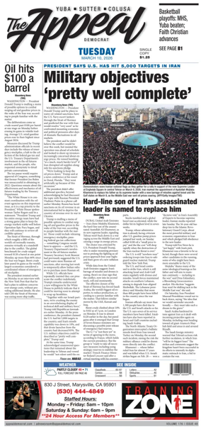 Cover of Marysville Appeal-Democrat