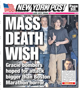 Cover of New York Post