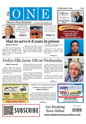 Cover of Observer News Enterprise