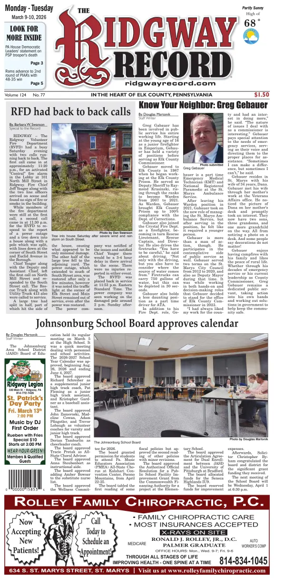 Cover of Ridgway Record