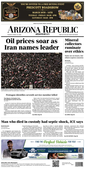 Cover of The Arizona Republic