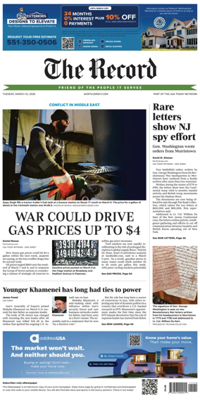 Cover of The Bergen Record