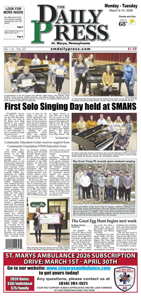 Cover of The Daily Press