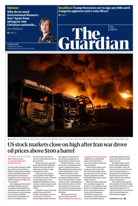 Cover of The Guardian (USA)