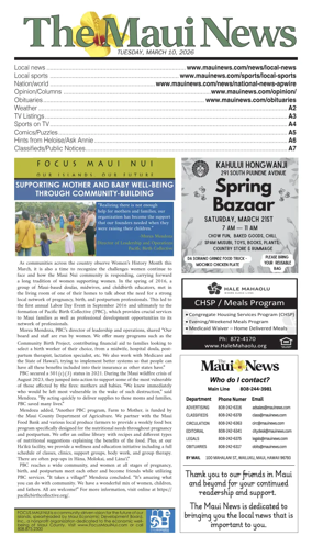 Cover of The Maui News