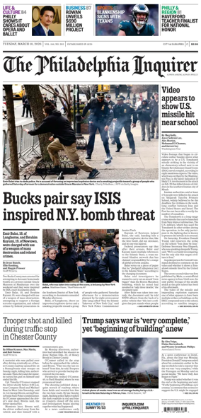 Cover of The Philadelphia Inquirer