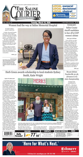 Cover of The Saline Courier