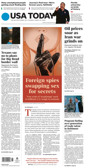 Cover of USA TODAY US Edition