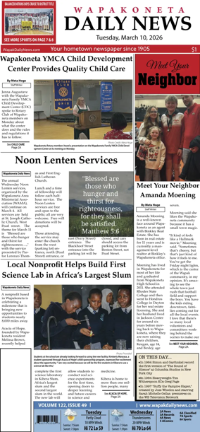 Cover of Wapakoneta Daily News