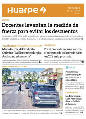 Cover of Diario Huarpe