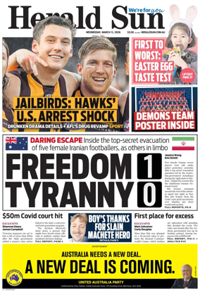 Cover of Herald Sun