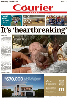 Cover of The Cobram Courier