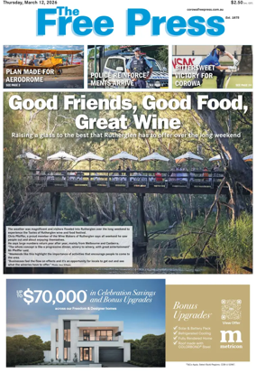 Cover of The Free Press (Corowa)