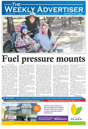 Cover of The Weekly Advertiser Horsham