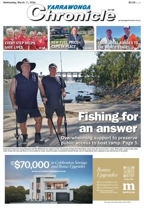 Cover of Yarrawonga Chronicle