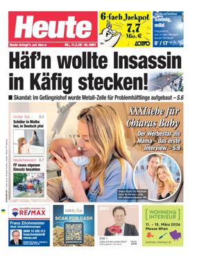 Cover of Heute - Niederosterreich Ausgabe