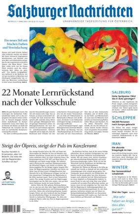 Cover of Salzburger Nachrichten
