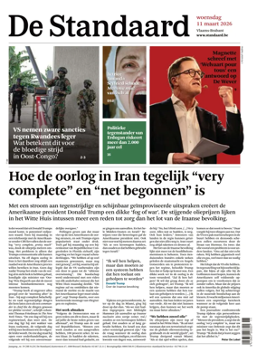 Cover of De Standaard