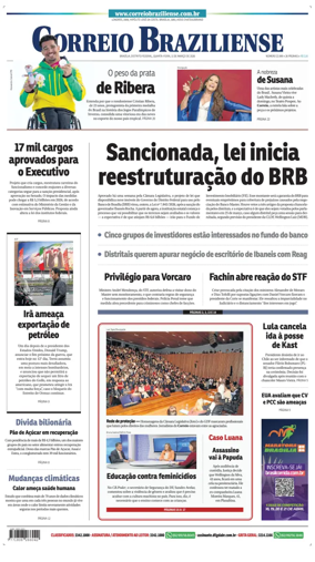 Cover of Correio Braziliense