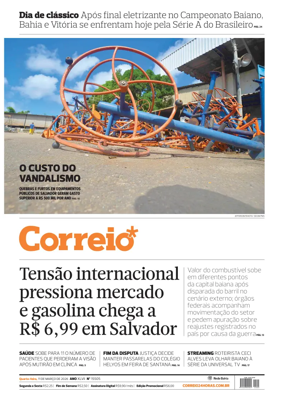Cover of Correio da Bahia