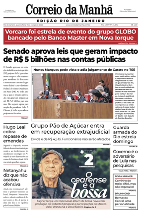 Cover of Jornal Correio da Manha