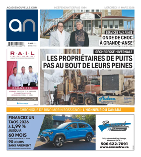 Cover of Acadie Nouvelle