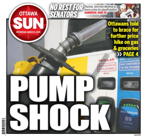 Cover of Ottawa Sun