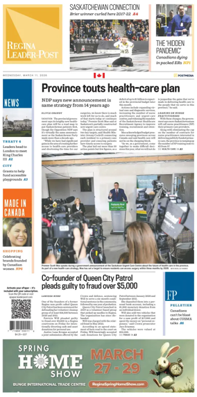 Cover of Regina Leader-Post