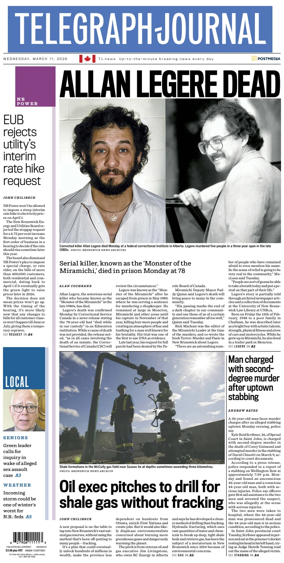 Cover of Telegraph-Journal