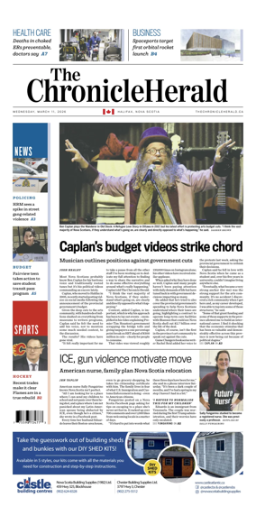 Cover of The Chronicle Herald (Provincial)