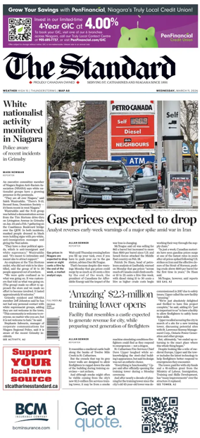 Cover of The Standard (St. Catharines)