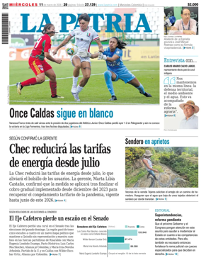 Cover of La Patria (Colombia)