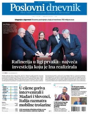Cover of Poslovni Dnevnik