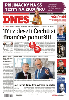 Cover of Dnes Prague Edition