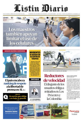 Cover of Listin Diario