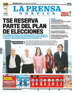 Cover of La Prensa Grafica