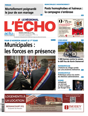Cover of L'Echo le Regional