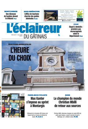Cover of L'Eclaireur du Gatinais