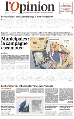 Cover of L'Opinion