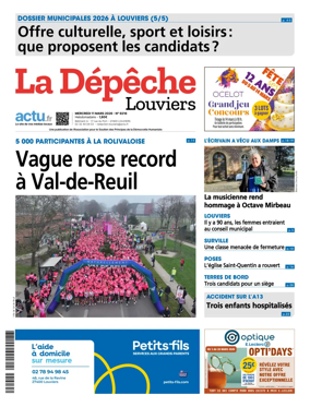 Cover of La Depeche Louviers