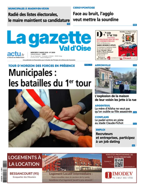 Cover of La Gazette Val d'Oise