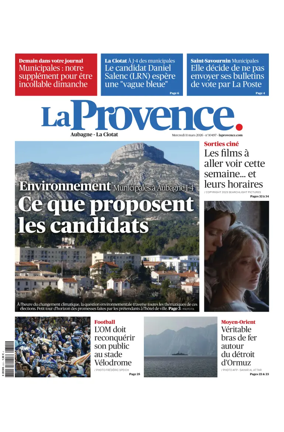 Cover of La Provence Aubagne-La Ciotat