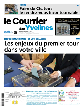 Cover of Le Courrier des Yvelines (Poissy)