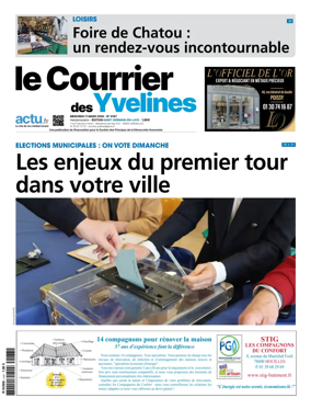 Cover of Le Courrier des Yvelines (Saint-Germain-en-Laye)