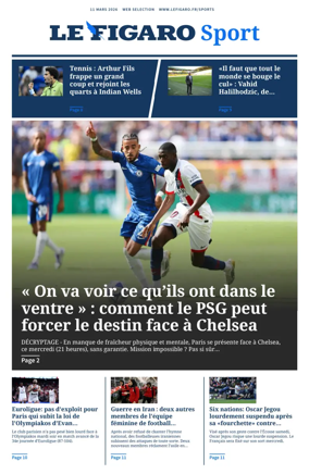 Cover of Le Figaro Sport