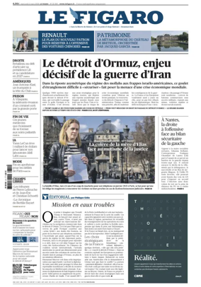 Cover of Le Figaro