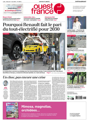 Cover of Ouest France (Chateaubriant)